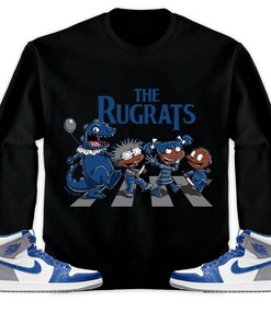 Jordan 1 High OG True Blue Unisex Sweatshirt, Hoodie The, Shirt To Match Sneaker