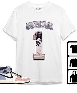 Jordan 1 High Skyline Unisex Shirt Number 1 CM1 Name, Shirt To Match Sneaker
