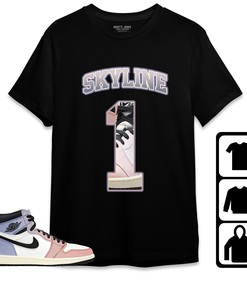 Jordan 1 High Skyline Unisex Shirt Number 1 CM1 Name, Shirt To Match Sneaker