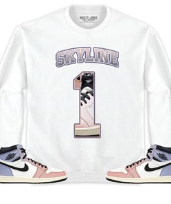 Jordan 1 High Skyline Unisex Shirt Number 1 CM1 Name, Shirt To Match Sneaker