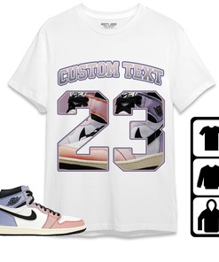 Jordan 1 High Skyline Unisex Shirt Number 23 CM1 Custom Text, Shirt To Match Sneaker