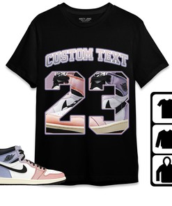 Jordan 1 High Skyline Unisex Shirt Number 23 CM1 Custom Text, Shirt To Match Sneaker