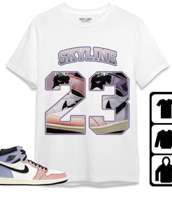 Jordan 1 High Skyline Unisex Shirt Number 23 CM1 Name, Shirt To Match Sneaker