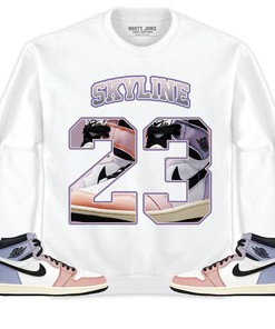Jordan 1 High Skyline Unisex Shirt Number 23 CM1 Name, Shirt To Match Sneaker