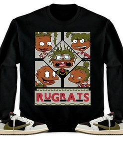 Jordan 1 Low Olive Unisex Shirt 90s TV Style, Shirt To Match Sneaker