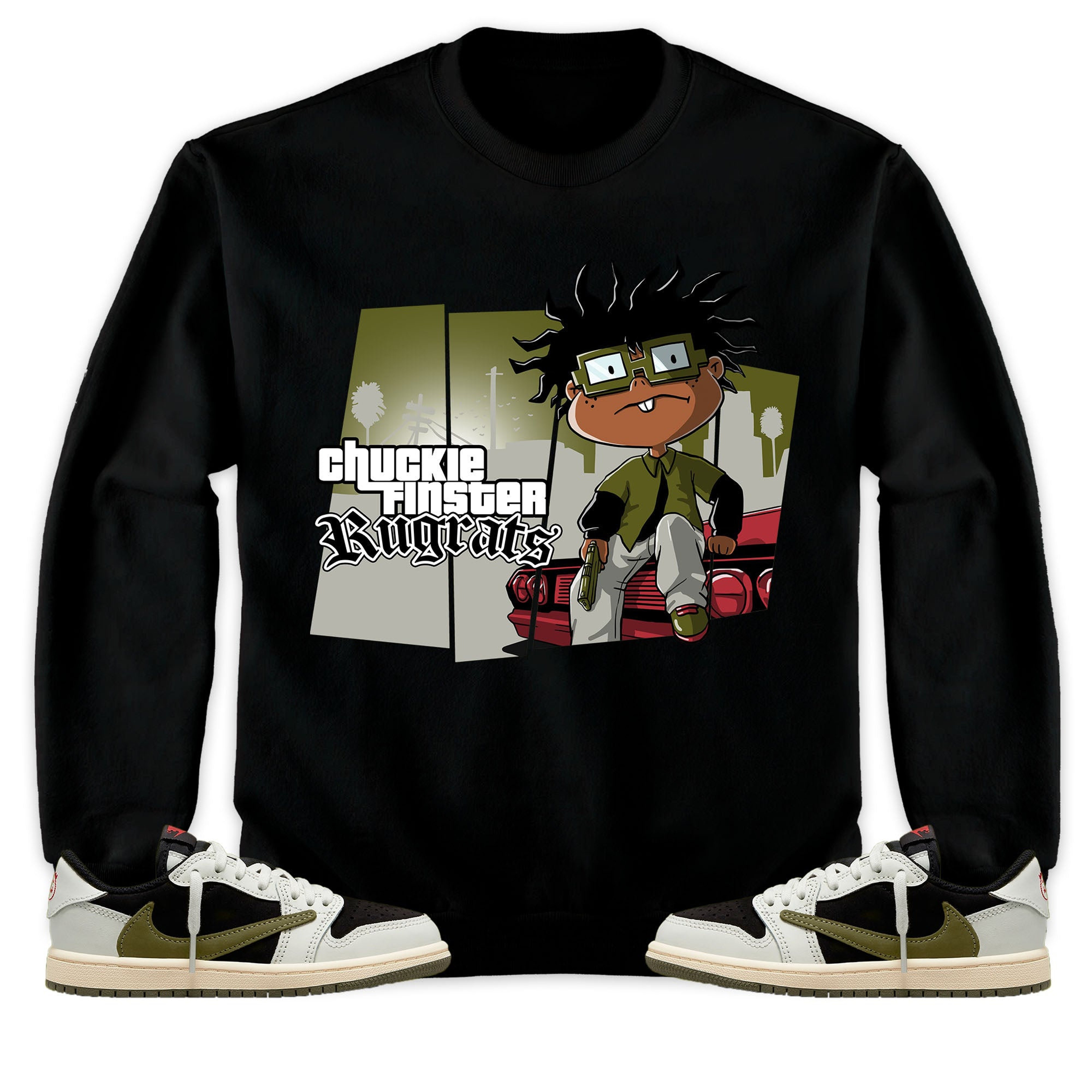 Jordan 1 Low Olive Unisex Shirt GTA, Shirt To Match Sneaker