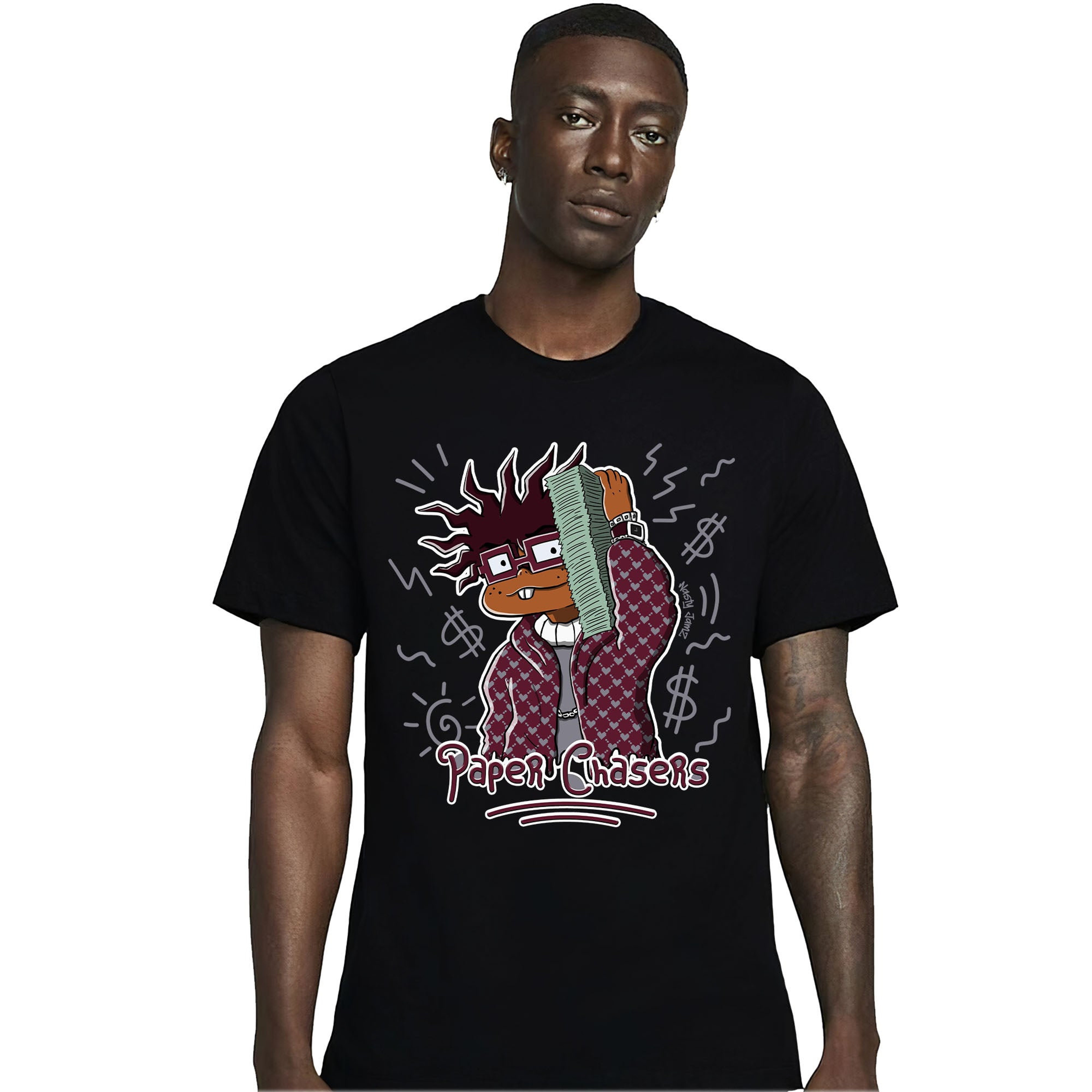 Jordan 1 Mid Cherrywood Team Red Unisex Shirt Money, Shirt To Match Sneaker