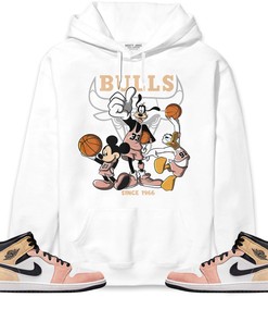Jordan 1 Mid Magic Ember Unisex Sweatshirt, Hoodie Shirts Disney Basketball, Shirt To Match Sneaker