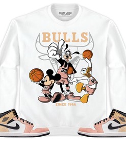 Jordan 1 Mid Magic Ember Unisex Sweatshirt, Hoodie Shirts Disney Basketball, Shirt To Match Sneaker