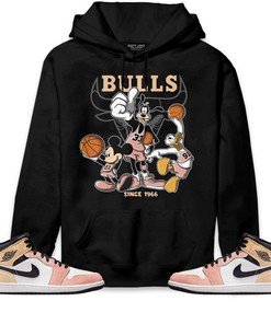 Jordan 1 Mid Magic Ember Unisex Sweatshirt, Hoodie Shirts Disney Basketball, Shirt To Match Sneaker