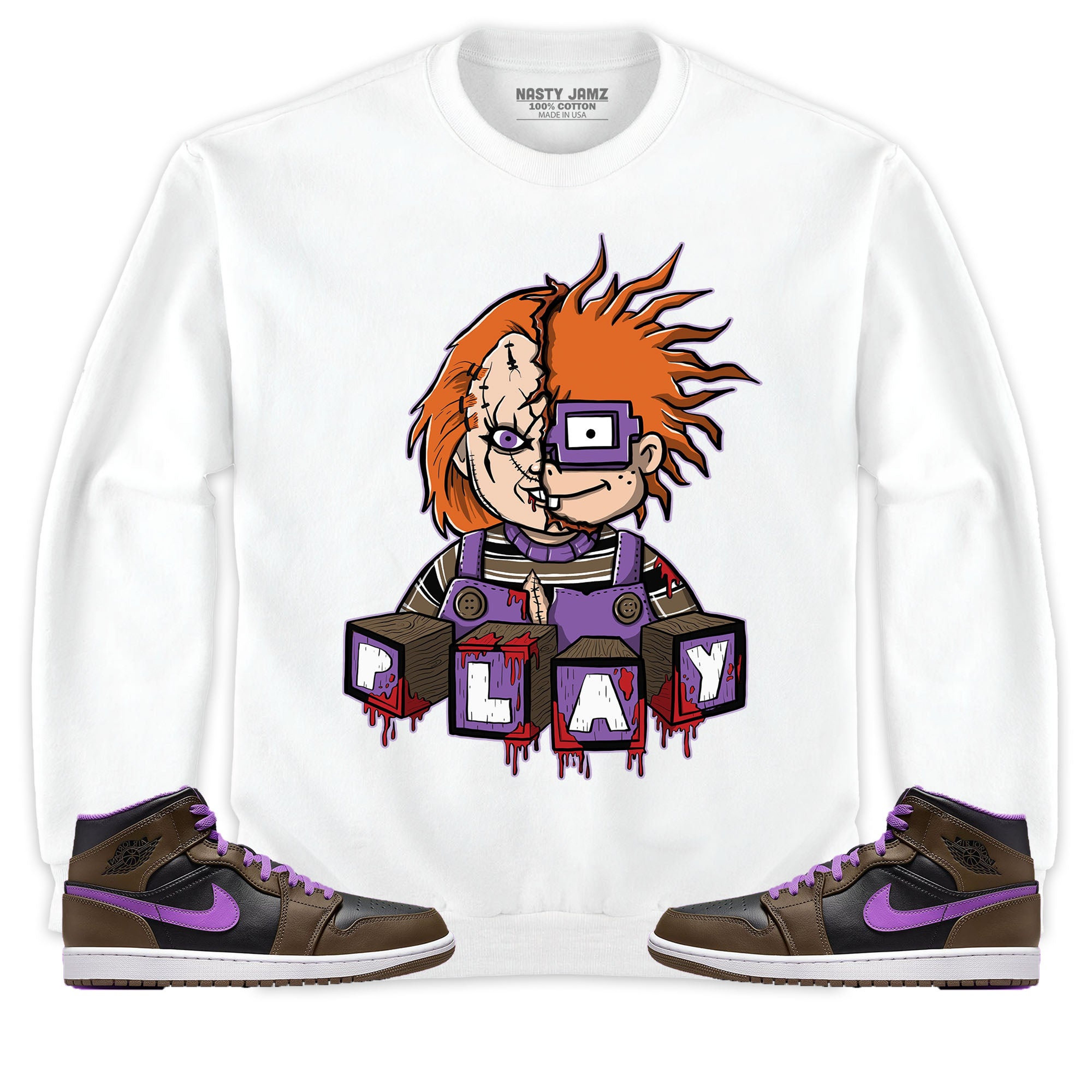 Jordan 1 Mid Palomino Unisex Shirt Chucky Chuk, Shirt To Match Sneaker