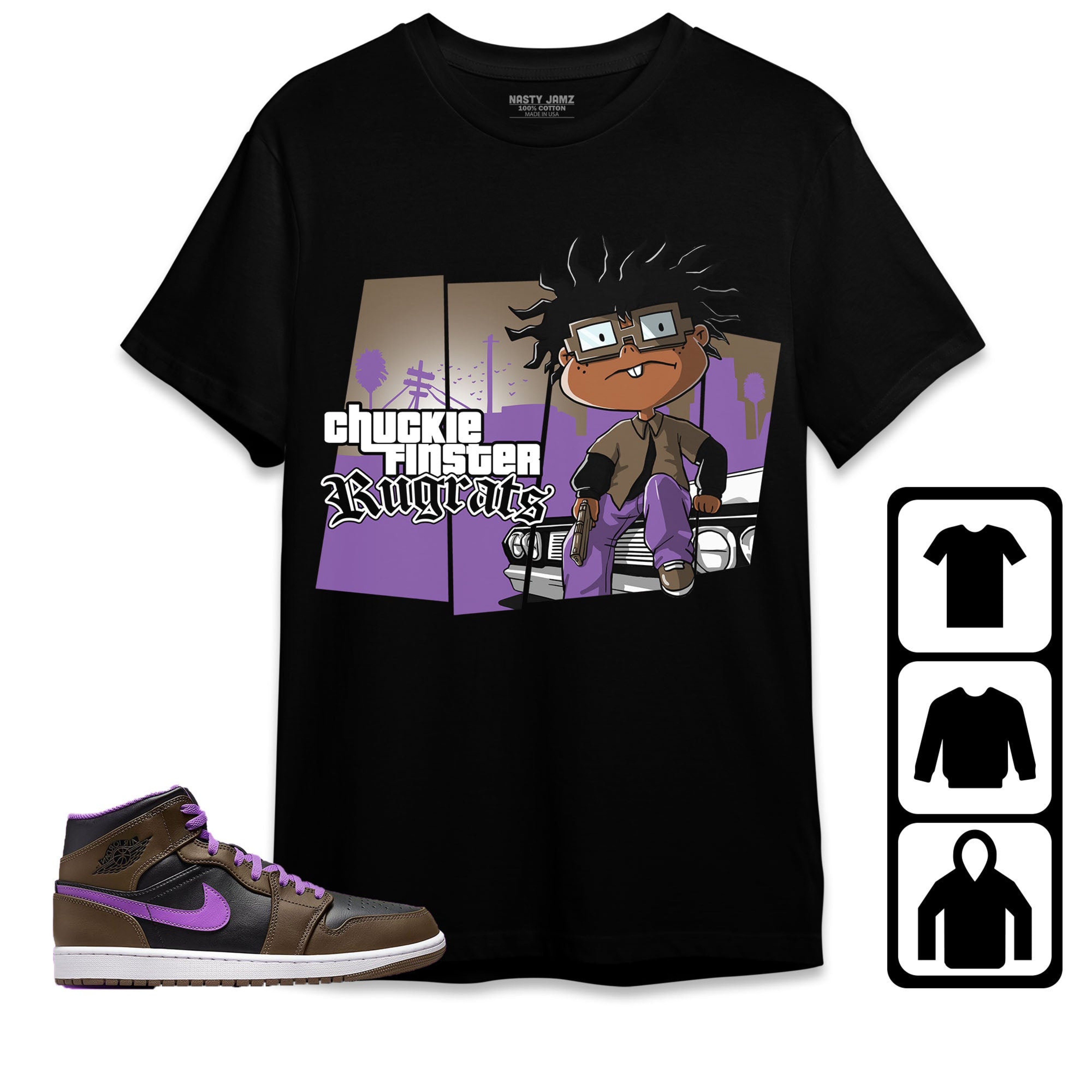 Jordan 1 Mid Palomino Unisex Shirt GTA, Shirt To Match Sneaker