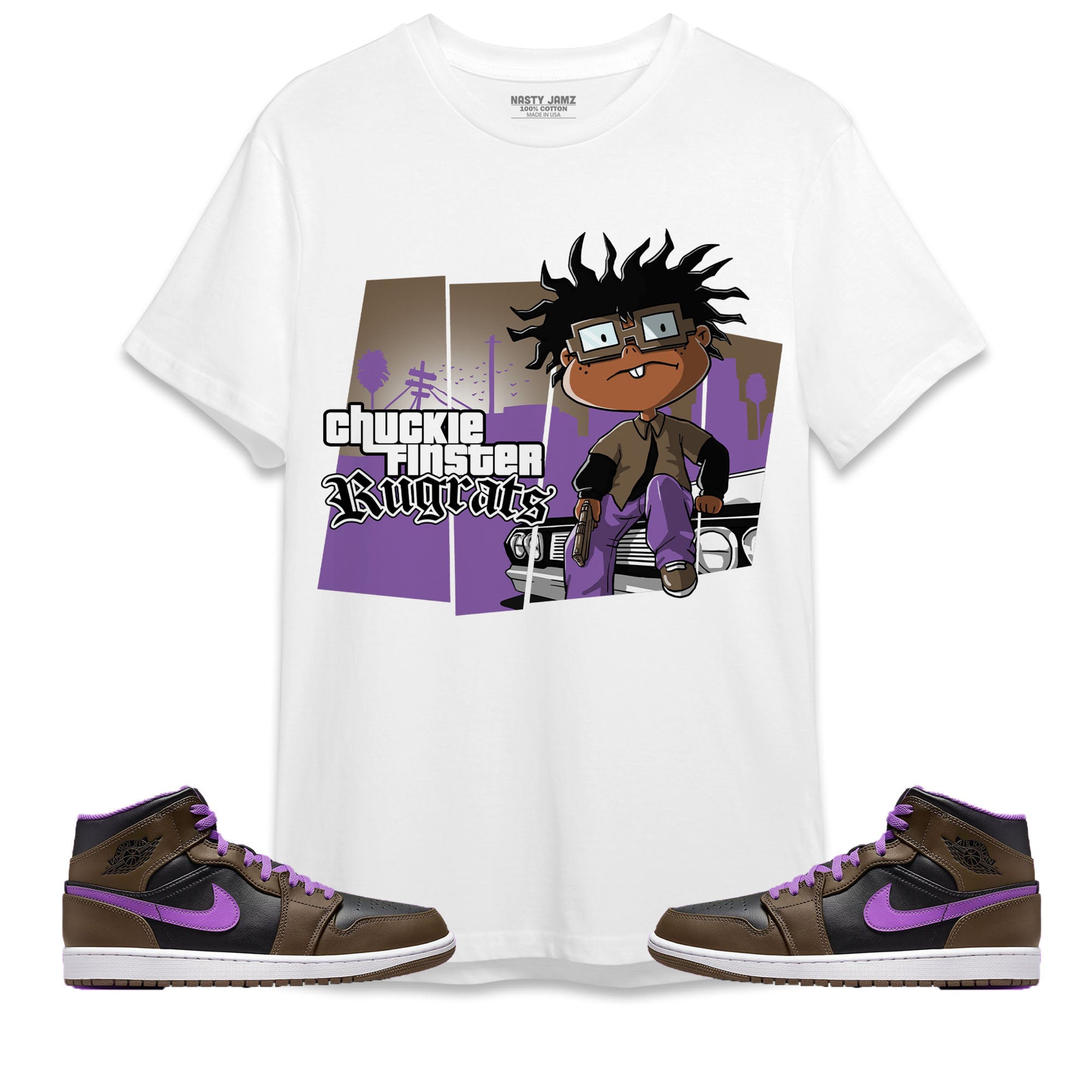 Jordan 1 Mid Palomino Unisex Shirt GTA, Shirt To Match Sneaker