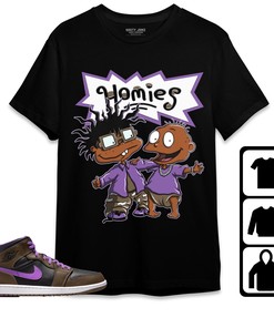 Jordan 1 Mid Palomino Unisex Shirt Homies, Shirt To Match Sneaker
