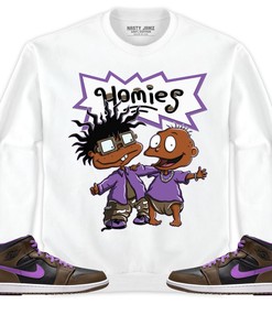Jordan 1 Mid Palomino Unisex Shirt Homies, Shirt To Match Sneaker