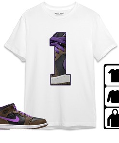 Jordan 1 Mid Palomino Unisex Shirt Number 1 CM1, Shirt To Match Sneaker
