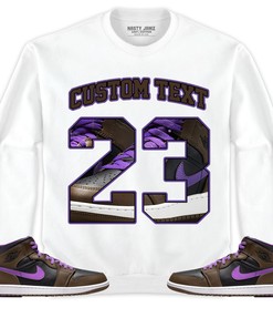 Jordan 1 Mid Palomino Unisex Shirt Number 23 CM1 Custom Text, Shirt To Match Sneaker