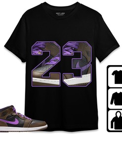 Jordan 1 Mid Palomino Unisex Shirt Number 23 CM1, Shirt To Match Sneaker
