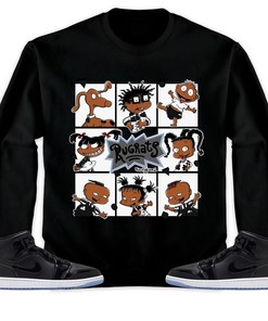 Jordan 1 Mid Space Jam Unisex Shirt 90s Cartoon, Shirt To Match Sneaker