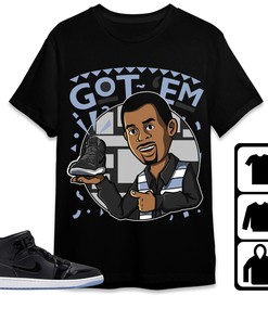Jordan 1 Mid Space Jam Unisex Shirt Got Em Martin, Shirt To Match Sneaker