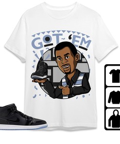 Jordan 1 Mid Space Jam Unisex Shirt Got Em Martin, Shirt To Match Sneaker