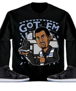 Jordan 1 Mid Space Jam Unisex Shirt Got Em Martin, Shirt To Match Sneaker
