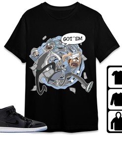 Jordan 1 Mid Space Jam Unisex Shirt Rick Got Em, Shirt To Match Sneaker