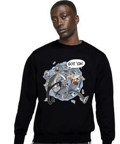 Jordan 1 Mid Space Jam Unisex Sweatshirt, Hoodie Rick Got Em, Shirt To Match Sneaker