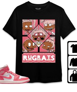 Jordan 1 Mid Strawberries and Cream Unisex Shirt 90s TV Style, Shirt To Match Sneaker