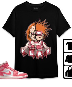 Jordan 1 Mid Strawberries and Cream Unisex Shirt Chucky Chuk, Shirt To Match Sneaker