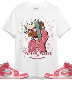 Jordan 1 Mid Strawberries and Cream Unisex Shirt Chuk Money, Shirt To Match Sneaker
