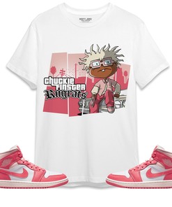 Jordan 1 Mid Strawberries and Cream Unisex Shirt GTA, Shirt To Match Sneaker