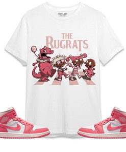 Jordan 1 Mid Strawberries and Cream Unisex Shirt The, Shirt To Match Sneaker