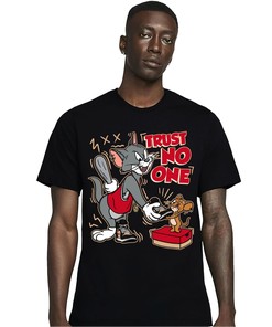 Jordan 1 Mid Tartan Unisex Shirt Trust No One Cat And Mouse, Shirt To Match Sneaker