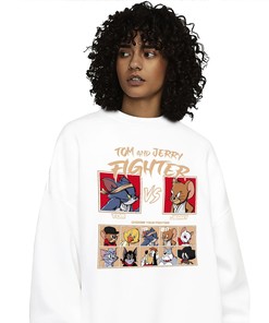 Jordan 1 Mid Tartan Unisex Sweatshirt, Hoodie, Cat And Mouse Fighter, Shirt To Match Sneaker