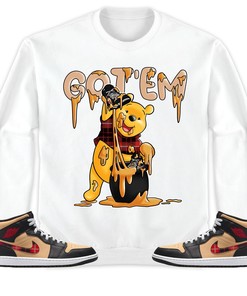 Jordan 1 Mid Tartan Unisex T-Shirt, Sweatshirt, Hoodie, Got Em Winnie The Pooh, Shirt To Match Sneaker