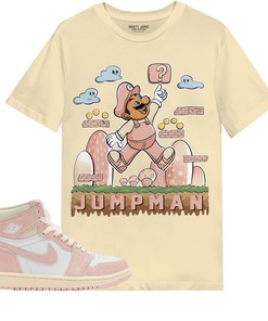 Jordan 1 OG Washed Pink Shirt In Color Nature