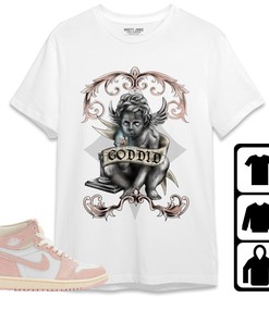 Jordan 1 OG Washed Pink Unisex Shirt God Did, Shirt To Match Sneaker