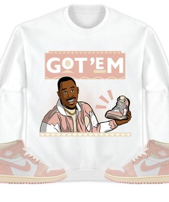 Jordan 1 OG Washed Pink Unisex Shirt Got Em 90s TV Style, Shirt To Match Sneaker