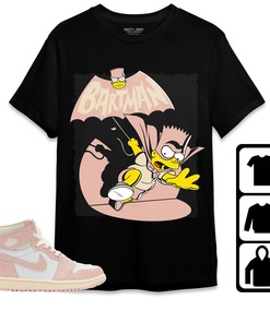 Jordan 1 OG Washed Pink Unisex Shirt, Hoodie Sweatshirt Bartman Simpson, Shirt To Match Sneaker