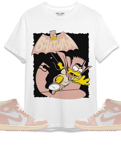Jordan 1 OG Washed Pink Unisex Shirt, Hoodie Sweatshirt Bartman Simpson, Shirt To Match Sneaker