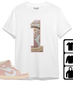 Jordan 1 OG Washed Pink Unisex Shirt Number 1 CM1, Shirt To Match Sneaker