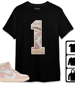 Jordan 1 OG Washed Pink Unisex Shirt Number 1 CM1, Shirt To Match Sneaker