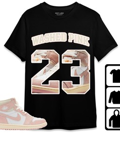 Jordan 1 OG Washed Pink Unisex Shirt Number 23 CM1 Name, Shirt To Match Sneaker