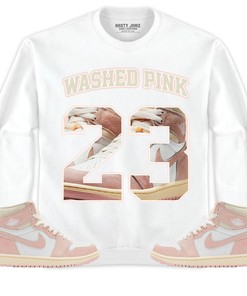 Jordan 1 OG Washed Pink Unisex Shirt Number 23 CM1 Name, Shirt To Match Sneaker