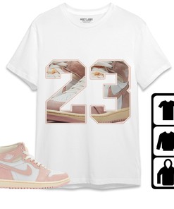Jordan 1 OG Washed Pink Unisex Shirt Number 23 CM1, Shirt To Match Sneaker
