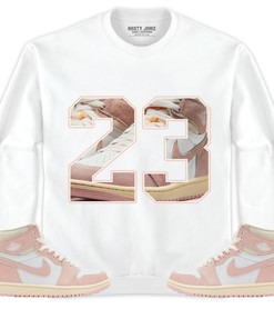 Jordan 1 OG Washed Pink Unisex Shirt Number 23 CM1, Shirt To Match Sneaker