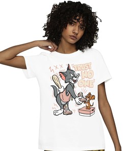 Jordan 1 OG Washed Pink Unisex Shirt Trust No One Cat And Mouse, Shirt To Match Sneaker