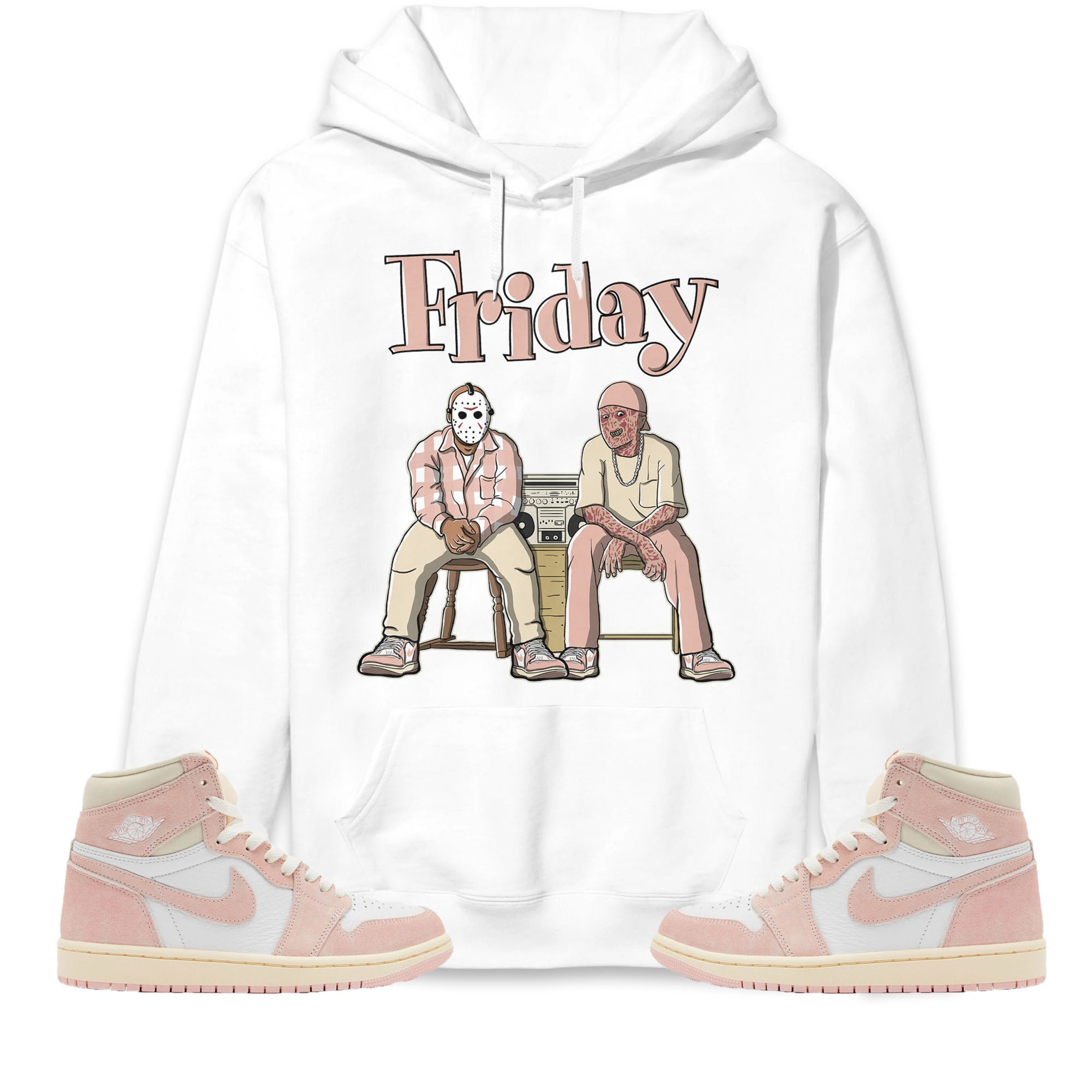 Jordan 1 OG Washed Pink Unisex Sweatshirt, Hoodie Friday, Shirt To Match Sneaker