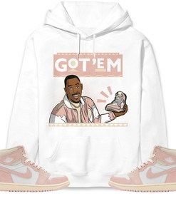 Jordan 1 OG Washed Pink Unisex Sweatshirt, Hoodie Got Em 90s TV Style, Shirt To Match Sneaker